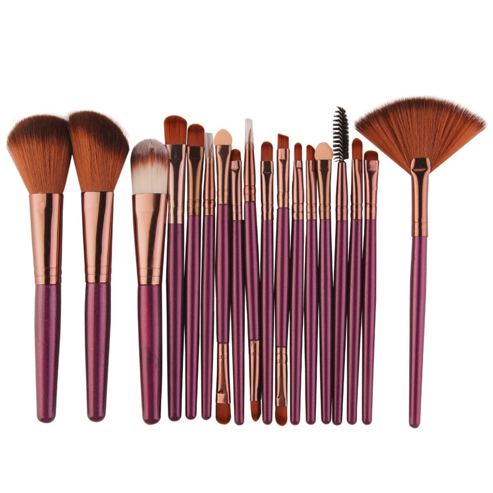 18Pcs Makeup Brushes Tool Set