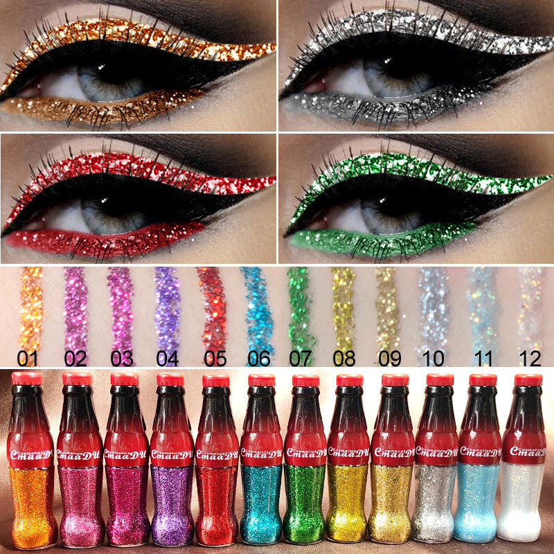 12 Colors  Glitter Eyeshadow